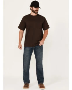 Ariat Men's Rebar M5 Durastretch Dark Wash Low Rise Straight Jeans -Cinch Clothing Shop 010J18 N9 P1