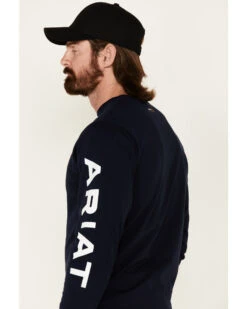 Ariat Men's FR Logo Crew Neck Long Sleeve Shirt 10 Ariat Men's FR Logo Crew Neck Long Sleeve Shirt -Cinch Clothing Shop 0865W1 85 P5