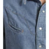 Schaefer Men's Vintage Chisholm Long Sleeve Denim Work Shirt -Cinch Clothing Shop 086B49 N9 D1