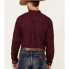 Cinch C‌inch Men's Solid Burgundy Button Long Sleeve Western Shirt -Cinch Clothing Shop 0926V9 74 P4