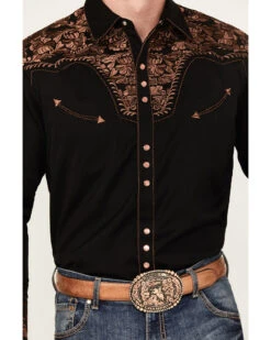 Scully Men's Embroidered Gunfighter Shirt - Big -Cinch Clothing Shop 2000245290 001 P2
