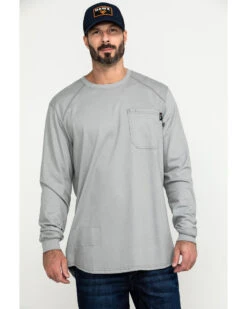 Hawx Men's FR Pocket Long Sleeve Work T-Shirt - Tall -Cinch Clothing Shop 2000284566 040 P1