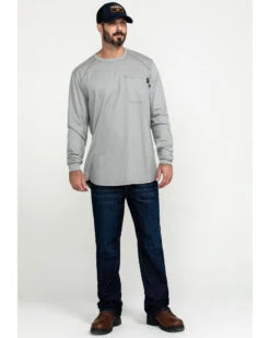 Hawx Men's FR Pocket Long Sleeve Work T-Shirt - Tall -Cinch Clothing Shop 2000284566 040 P6