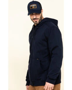 Hawx Men's FR Zip Up Fleece Hooded Work Hoodie -Cinch Clothing Shop 2000284575 410 P3