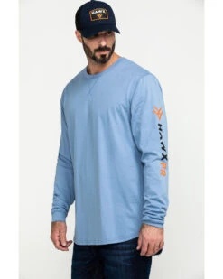 Hawx Men's FR Logo Long Sleeve Work T-Shirt - Big & Tall -Cinch Clothing Shop 2000284582 400 P3