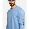 Hawx Men's FR Logo Long Sleeve Work T-Shirt - Big & Tall -Cinch Clothing Shop 2000284582 400 P5
