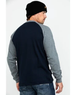 Wolverine Men's Brower Baseball Long Sleeve Work Shirt 10 Wolverine Men's Brower Baseball Long Sleeve Work Shirt -Cinch Clothing Shop 2000286841 410 P2