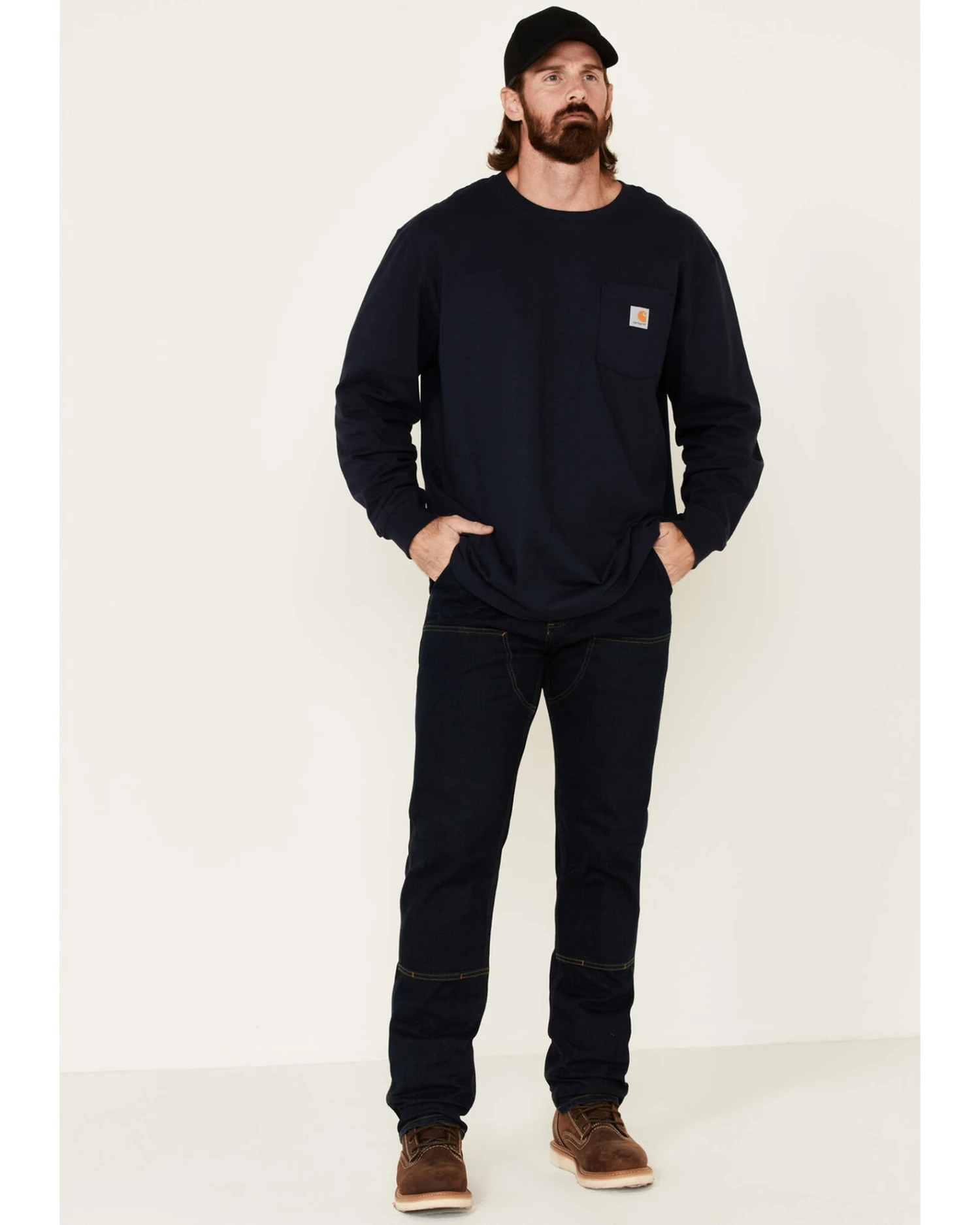 Carhartt Men's Rugged Flex Relaxed Double Front Work Jeans 3 Carhartt Men's Rugged Flex Relaxed Double Front Work Jeans