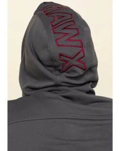 Hawx Men's Gray Tech Logo Hooded Work Sweatshirt - Tall -Cinch Clothing Shop 2000297060 021 P5