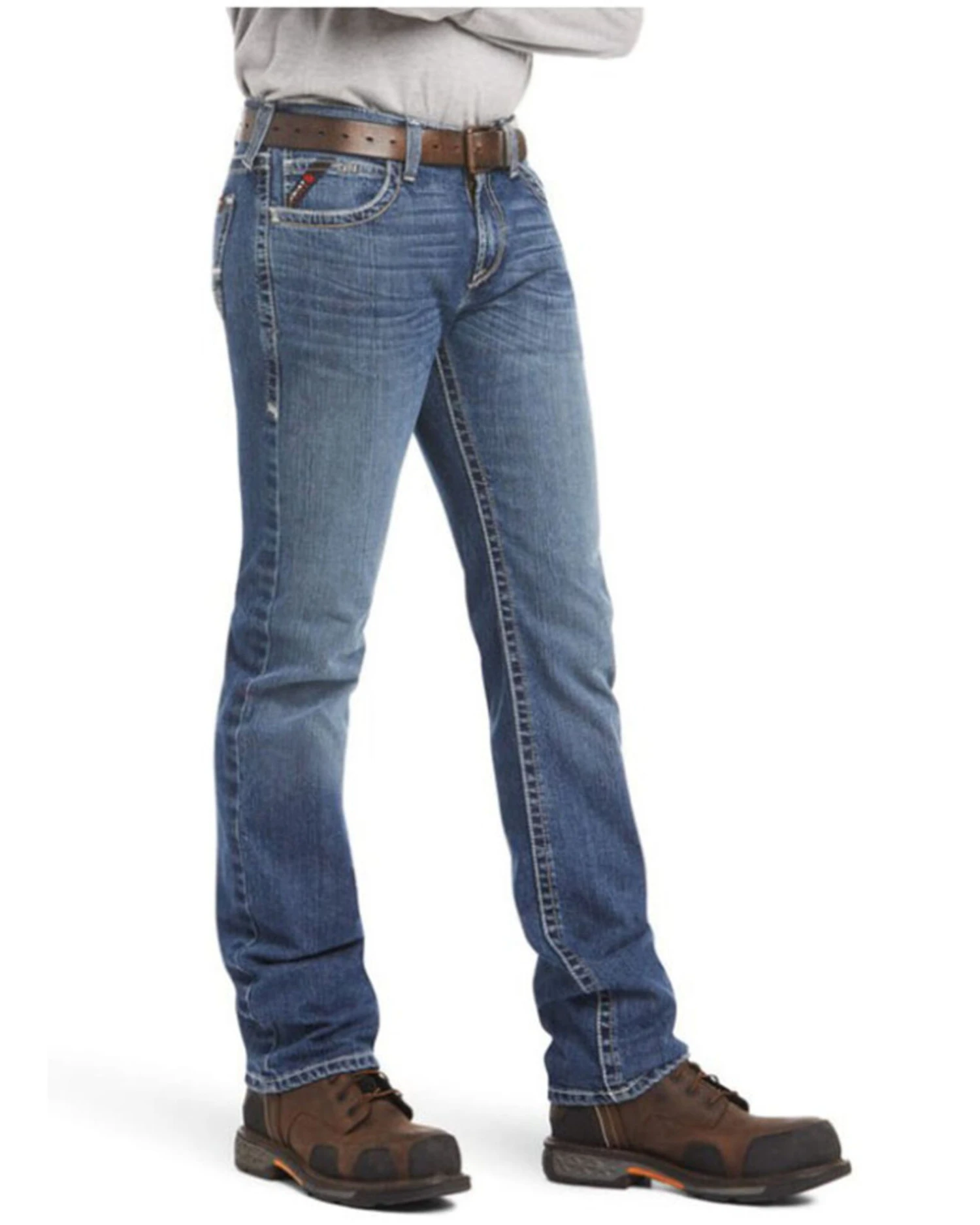Ariat Men's FR M7 Adkins Durastretch Slim Straight Work Jeans 4 Ariat Men's FR M7 Adkins Durastretch Slim Straight Work Jeans - Image 2