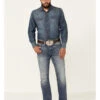 Cody James Core Men's Buster Stretch Medium Wash Slim Straight Jeans -Cinch Clothing Shop 2000331615 400 P1