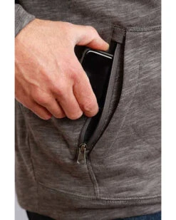 Stetson Men's USA Slub French Terry Hooded Sweatshirt -Cinch Clothing Shop 2000339697 020 P3