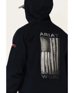 Ariat Men's FR Primo Fleece Alloy Flag Graphic Zip-Front Hooded Work Jacket 8 Ariat Men's FR Primo Fleece Alloy Flag Graphic Zip-Front Hooded Work Jacket -Cinch Clothing Shop 2000341780 410 P3
