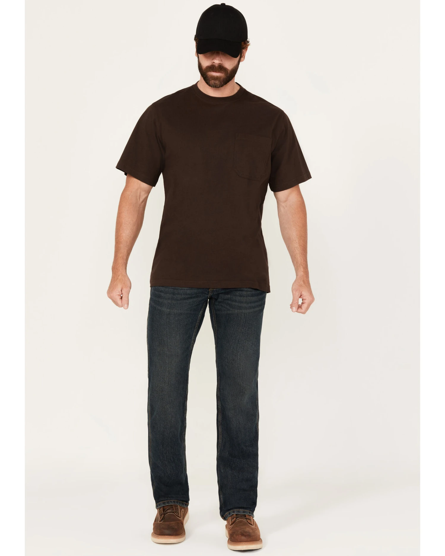 Ariat Men's Rebar M7 McCoy Dark Wash Durastretch Slim Straight Work Jeans 4 Ariat Men's Rebar M7 McCoy Dark Wash Durastretch Slim Straight Work Jeans - Image 2