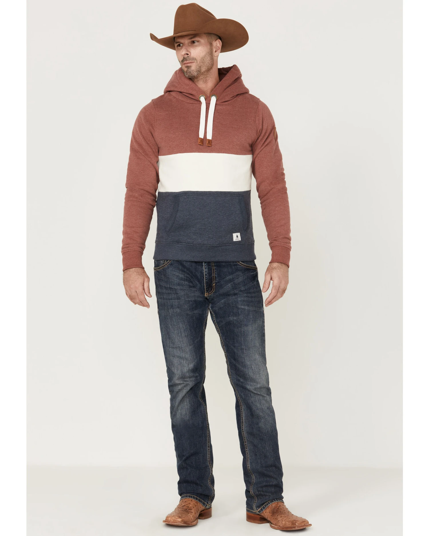 Wanakome Men's Rivera Colorblock Hooded Pullover Sweatshirt 4 Wanakome Men's Rivera Colorblock Hooded Pullover Sweatshirt - Image 2