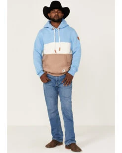 Wanakome Men's Rivera Colorblock Pullover Hooded Sweatshirt -Cinch Clothing Shop 2000366256 915 P2