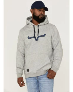 Kimes Ranch Men's TTL Heather Gray Logo Embroidered Hooded Sweatshirt 9 Kimes Ranch Men's TTL Heather Gray Logo Embroidered Hooded Sweatshirt -Cinch Clothing Shop 2000367375 070 P1
