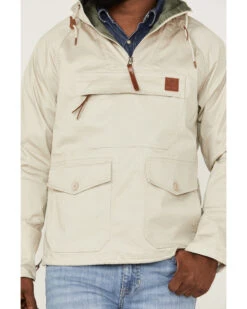 Kimes Ranch Men's Any-Day Sand 1/4 Zip Front Hooded Pullover -Cinch Clothing Shop 2000367382 295 P3