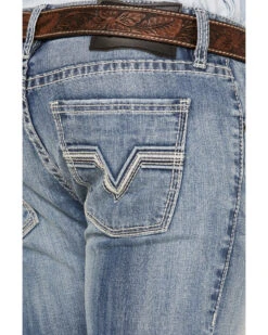 Rock & Roll Denim Men's Rifle Light Wash Reflex Stretch Skinny Jeans