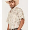 Tin Haul Men's Wallpaper Southwestern Print Short Sleeve Pearl Snap Western Shirt 1 Tin Haul Men's Wallpaper Southwestern Print Short Sleeve Pearl Snap Western Shirt -Cinch Clothing Shop 2000370645 020 P2