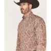 Stetson Men's Paisley Print Long Sleeve Button Down Western Shirt -Cinch Clothing Shop 2000370662 600 P2