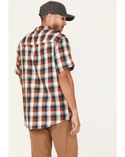 Brothers & Sons Men's Casual Plaid Short Sleeve Button-Down Western Shirt -Cinch Clothing Shop 2000373878 801 P4