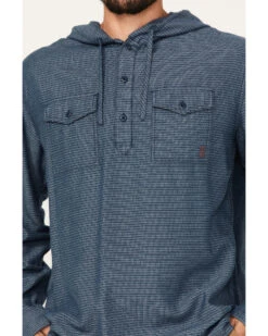 Brothers & Sons Men's Striped Pullover Hooded Long Sleeve Western Flannel Shirt -Cinch Clothing Shop 2000374011 400 P3