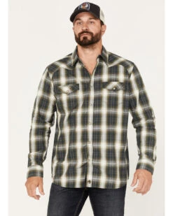 Moonshine Spirit Men's All Day Long Large Plaid Snap Western Shirt -Cinch Clothing Shop 2000374117 300 P1