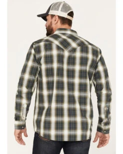 Moonshine Spirit Men's All Day Long Large Plaid Snap Western Shirt -Cinch Clothing Shop 2000374117 300 P4
