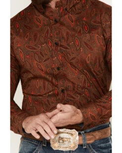 Cody James Men's Tortuga Paisley Print Button Down Western Shirt -Cinch Clothing Shop 2000374148 200 P3