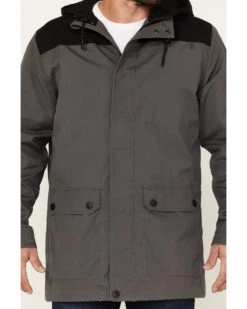 Brothers & Sons Men's Cruiser Waxed Canvas Hooded Jacket -Cinch Clothing Shop 2000374849 022 P3