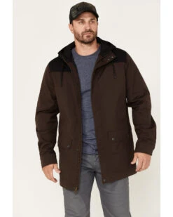 Brothers & Sons Men's Waxed Canvas Cruiser Hooded Jacket -Cinch Clothing Shop 2000374850 201 P1