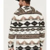 Powder River Outfitters Men's 1/4 Zip Southwestern Print Hooded Sweatshirt -Cinch Clothing Shop 2000376230 101 P4