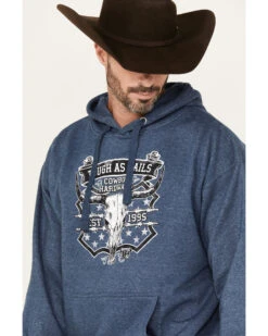 Cowboy Hardware Men's Tough As Nails Skull Graphic Hooded Sweatshirt -Cinch Clothing Shop 2000378838 400 P3