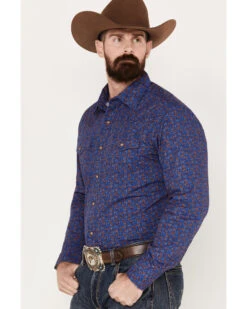 Wrangler Retro Men's Floral Western Snap Shirt -Cinch Clothing Shop 2000379965 400 P2