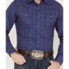 Wrangler Retro Men's Floral Western Snap Shirt -Cinch Clothing Shop 2000379965 400 P3
