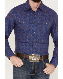 Wrangler Retro Men's Floral Western Snap Shirt