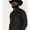Blue Ranchwear Men's Long Sleeve Denim Western Snap Shirt -Cinch Clothing Shop 2000380500 001 P2