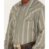 Blue Ranchwear Men's Striped Long Sleeve Pearl Snap Work Shirt -Cinch Clothing Shop 2000380503 295 P3