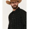 Blue Ranchwear Men's Twill Long Sleeve Snap Shirt -Cinch Clothing Shop 2000380504 001 P2