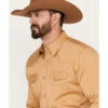 Blue Ranchwear Men's Twill Long Sleeve Work Snap Shirt -Cinch Clothing Shop 2000382806 720 P2
