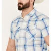Pendleton Men's Frontier Plaid Short Sleeve Western Pearl Snap Shirt -Cinch Clothing Shop 2000383537 400 P2