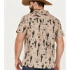 Cinch Men's Camp Tumbleweed Cactus Skull Short Sleeve Button-Down Western Shirt -Cinch Clothing Shop 2000383902 250 P4