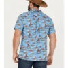 Cinch Men's Camp Tumbleweed Cowboy Short Sleeve Button-Down Western Shirt -Cinch Clothing Shop 2000383903 400 P4