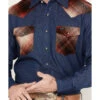 Wrangler Men's Pendleton Long Sleeve Western Work Shirt -Cinch Clothing Shop 2000384600 415 P3