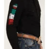 Rock & Roll Denim Men's Mexico Logo Long Sleeve Western Snap Shirt