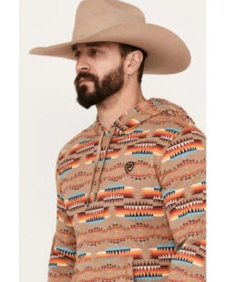 Rock & Roll Denim Men's Southwestern Print Hooded Sweatshirt -Cinch Clothing Shop 2000385202 280 P2