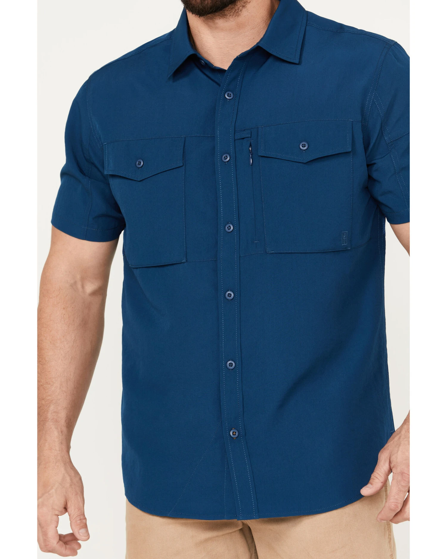 Brothers & Sons Men's Sun Short Sleeve Button-Down Western Shirt 5 Brothers & Sons Men's Sun Short Sleeve Button-Down Western Shirt - Image 3