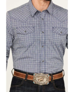 Cody James Men's Trainer Plaid Print Long Sleeve Snap Western Shirt - Tall -Cinch Clothing Shop 2000386054 410 P3