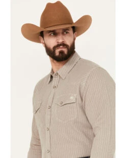 Blue Ranchwear Men's Laramie Striped Long Sleeve Western Snap Shirt -Cinch Clothing Shop 2000386071 110 P2